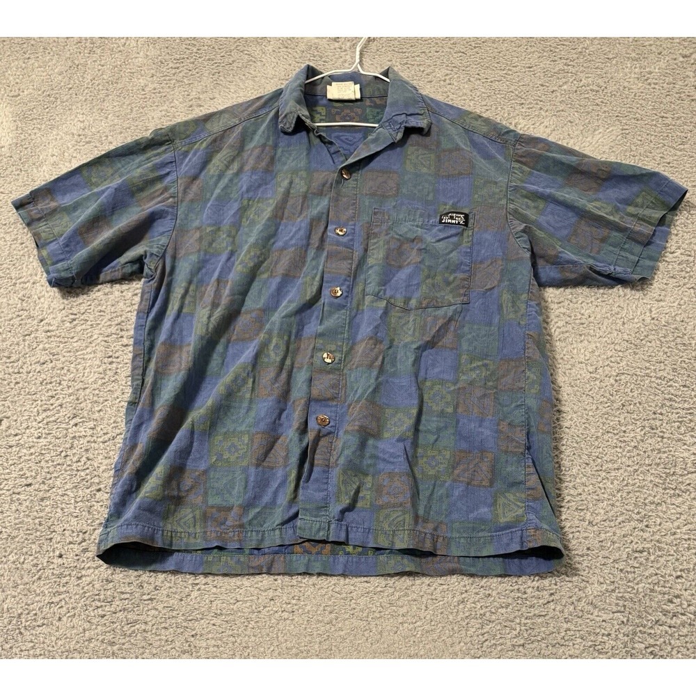 Vintage JIMMY'Z Button Down Surf Shirt 1984 USA‎ Made Size M